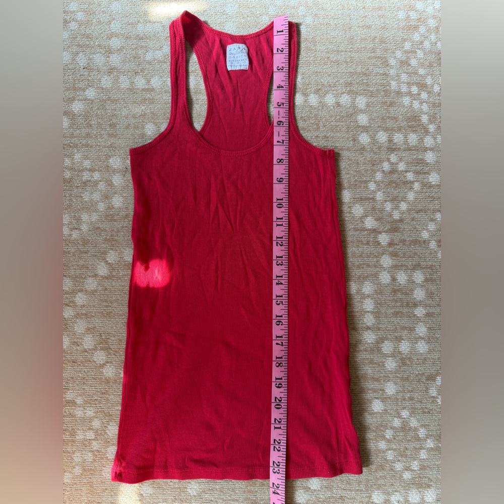 Zara Red Muscle Tee
